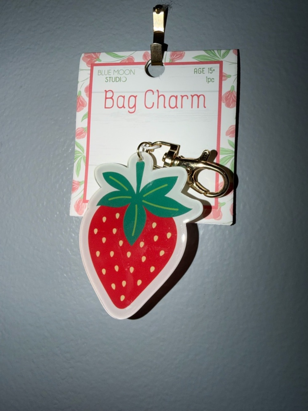 Strawberry Bag Charm